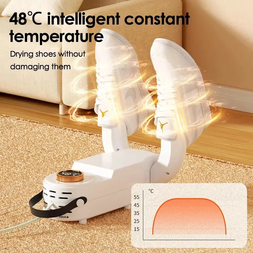 Portable Household Shoe Dryer Dehumidifying Shoe Drying Machine Winter Shoe Dryer Style Shoe Warming Drying Essential Foldable